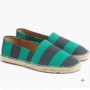 J. Crew Factory Canvas Slip On Espadrilles